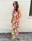 Petal Pop Maxi Dress