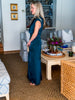 Turning Heads Maxi Dress- Green