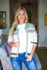 Cowboy Desert Zip-up Cardigan-Pesto
