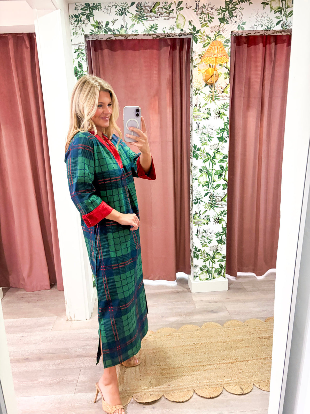 Laurel Holiday Velvet Maxi Dress