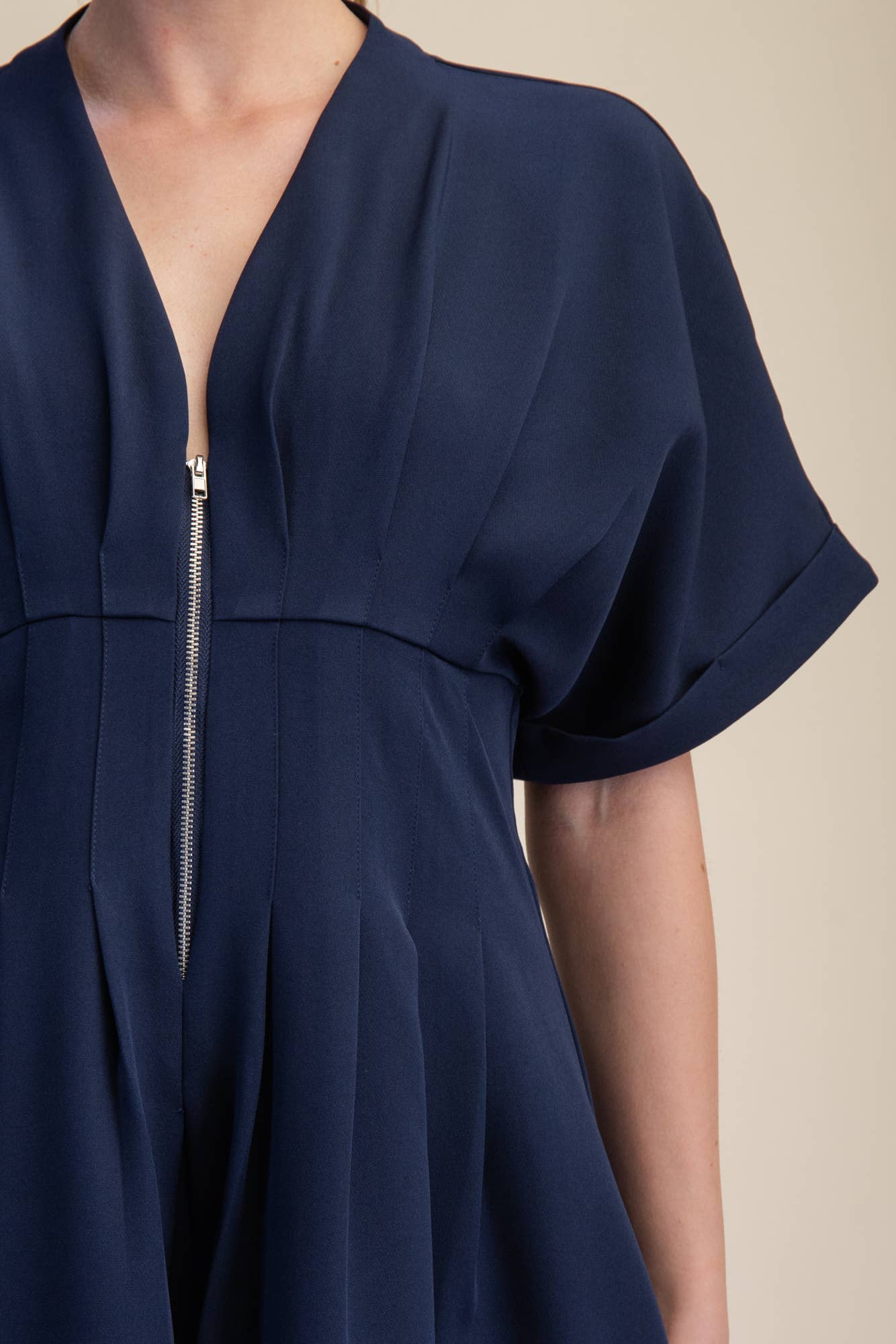 Nicola Zipper Midi Dress