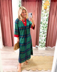 Laurel Holiday Velvet Maxi Dress