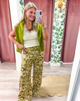 Fern Garden Wide Leg Pants