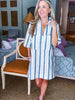 Jules Stripe Shirt Dress