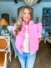 Snow Sweet Puffer Vest- Light Pink