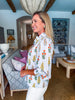 Cheery Meadows Floral Top-Light Blue