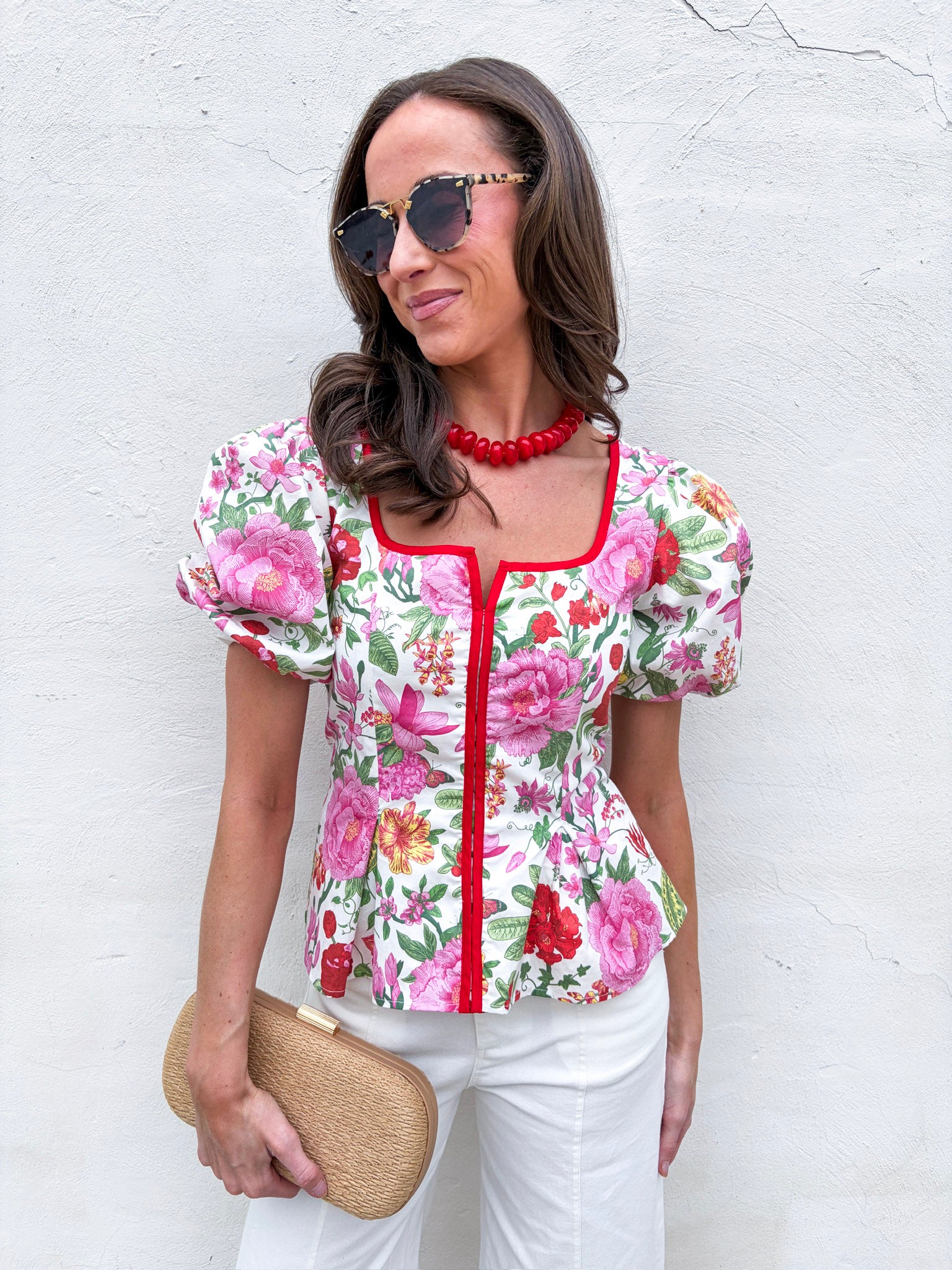 Garden Romance Peplum Top