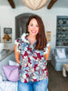Wine Tasting Floral Top