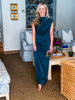 Turning Heads Maxi Dress- Green