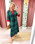 Laurel Holiday Velvet Maxi Dress