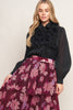 Dreaming Of Dahlias Maxi Skirt