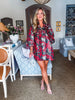 Like a Dream Jacquard Dress-Black