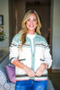 Cowboy Desert Zip-up Cardigan-Pesto