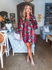 Like a Dream Jacquard Dress-Black