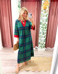 Laurel Holiday Velvet Maxi Dress