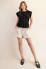 Skyline Chic Pleated Top