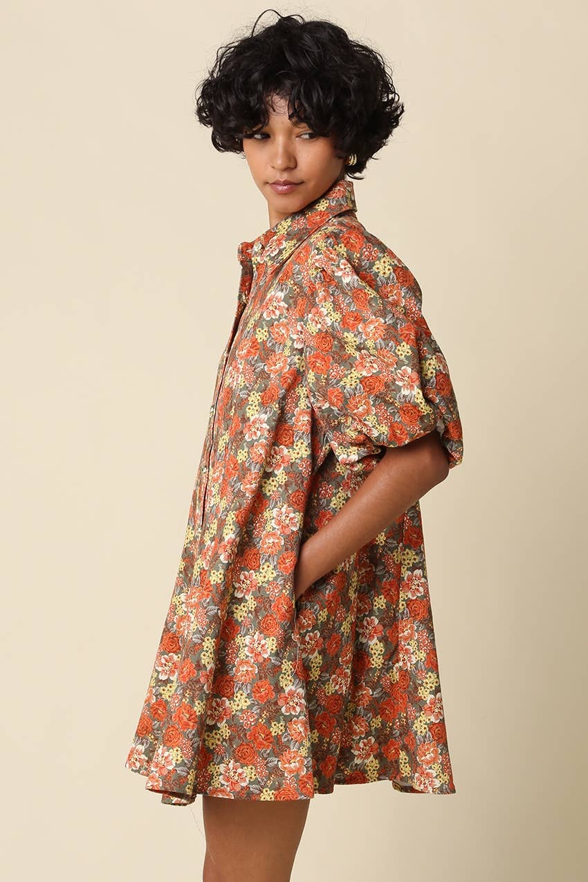 Maple Harvest Mini Dress