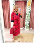 Cardinal Holiday Maxi Dress