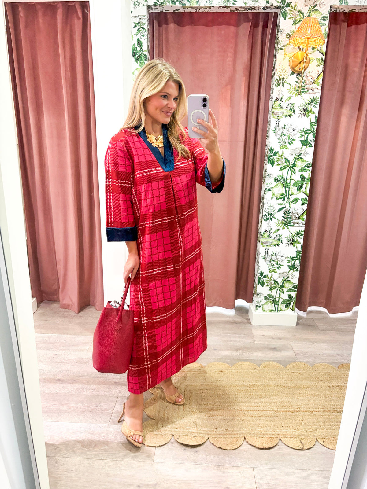 Cardinal Holiday Maxi Dress