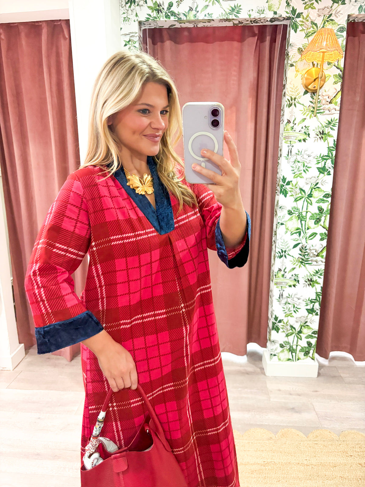 Cardinal Holiday Maxi Dress