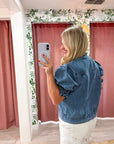 Darling Denim Puff Sleeve Jacket