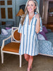 Jules Stripe Shirt Dress