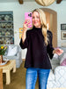 Sweet and Soft Pull Over Sweater-Black