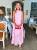 Wrapped in Romance Eyelet Skirt Set-Pink