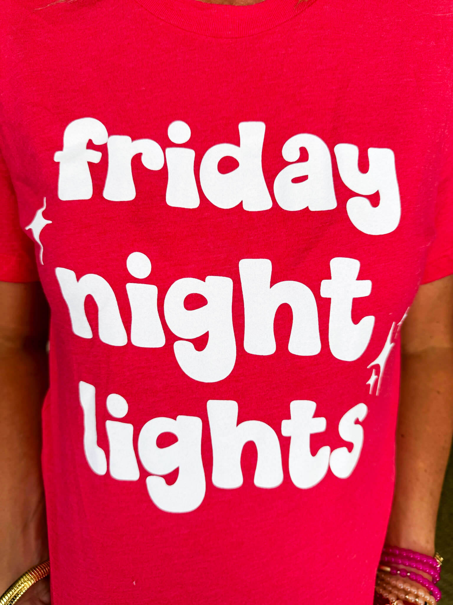 Friday Night Lights Tee-Red