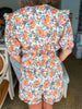 Romantic Walks Belted Romper