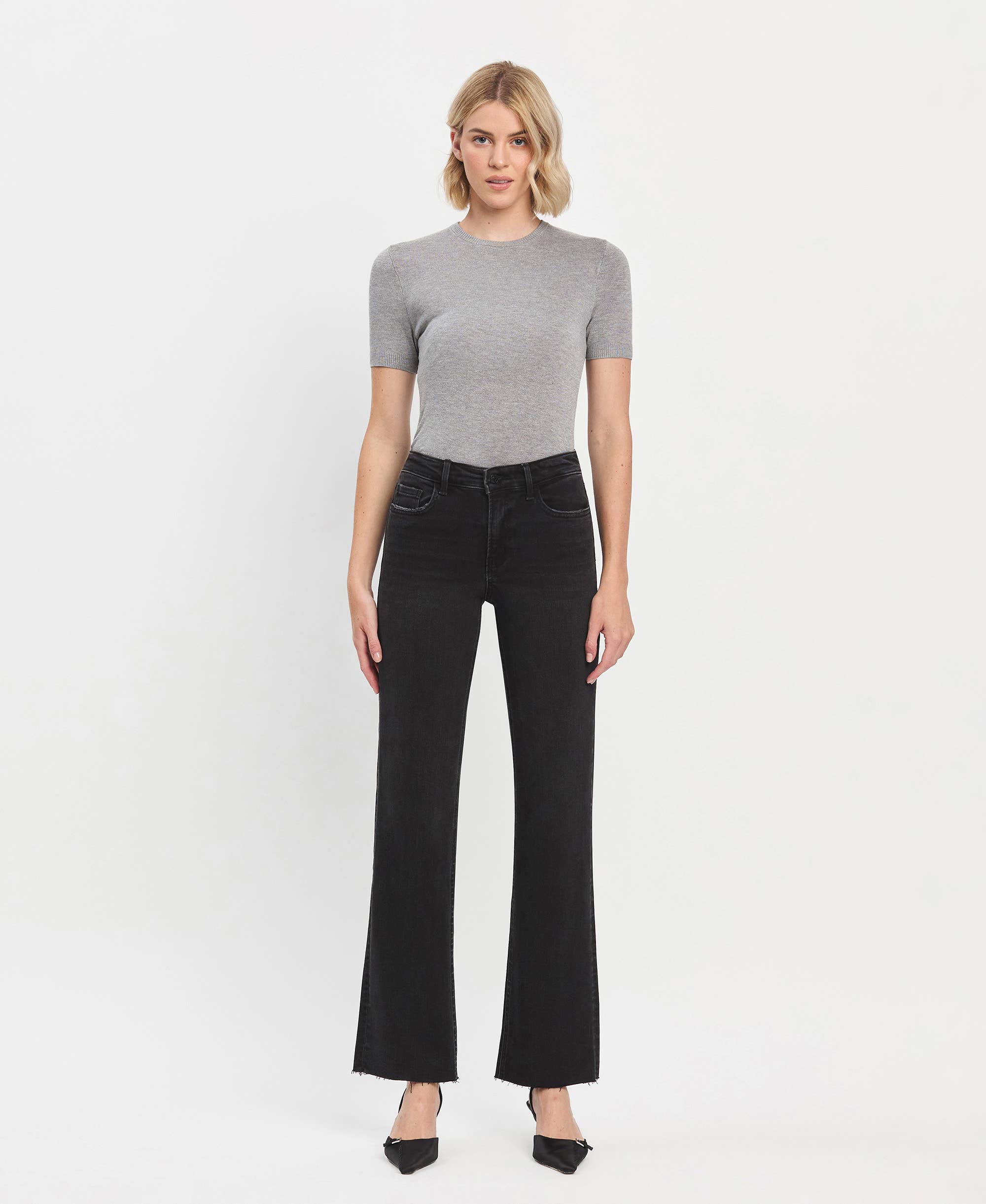 Onyx Wide Leg Jeans