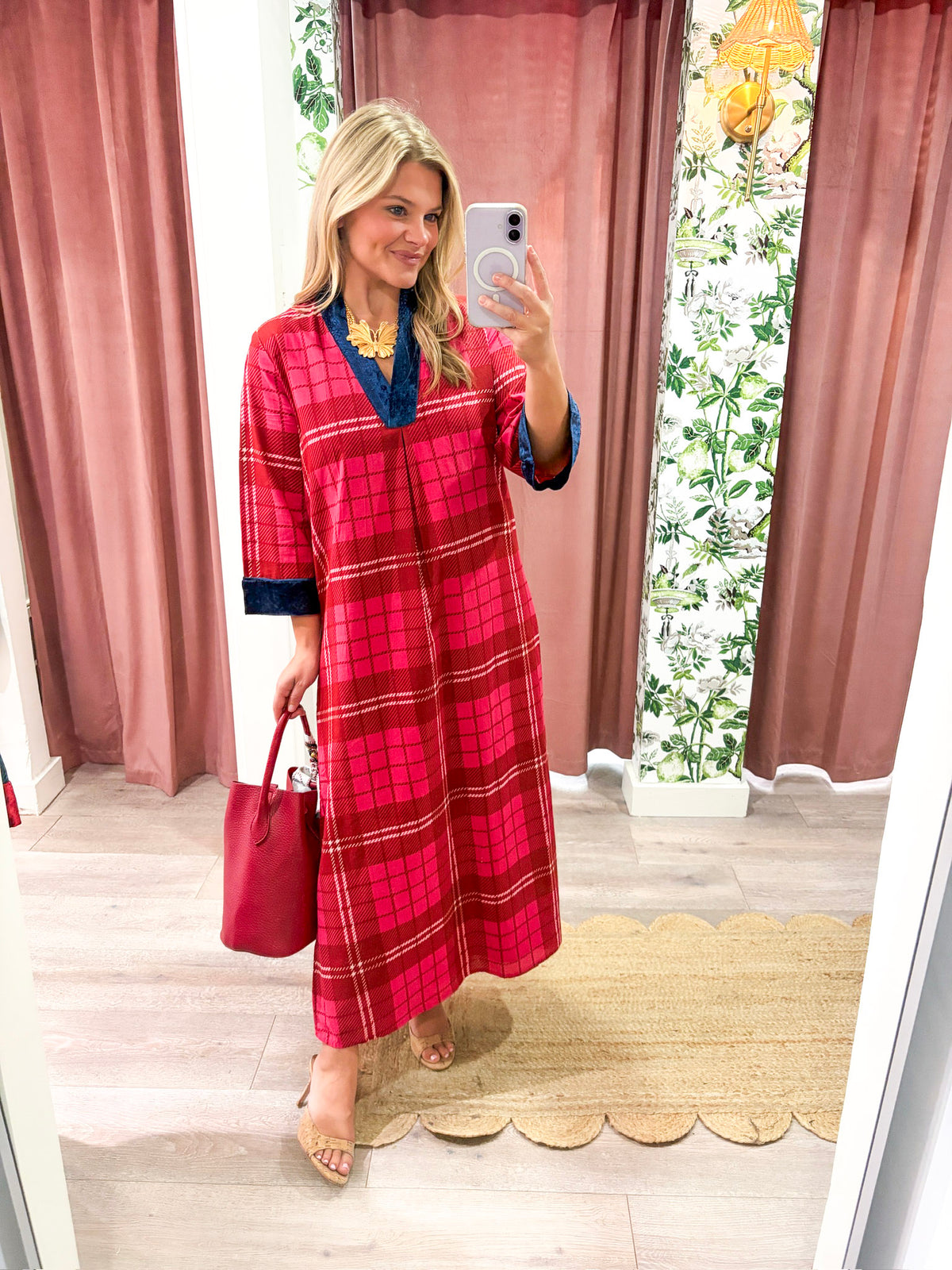 Cardinal Holiday Maxi Dress