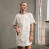 Western Girl Embroidered Mini Dress