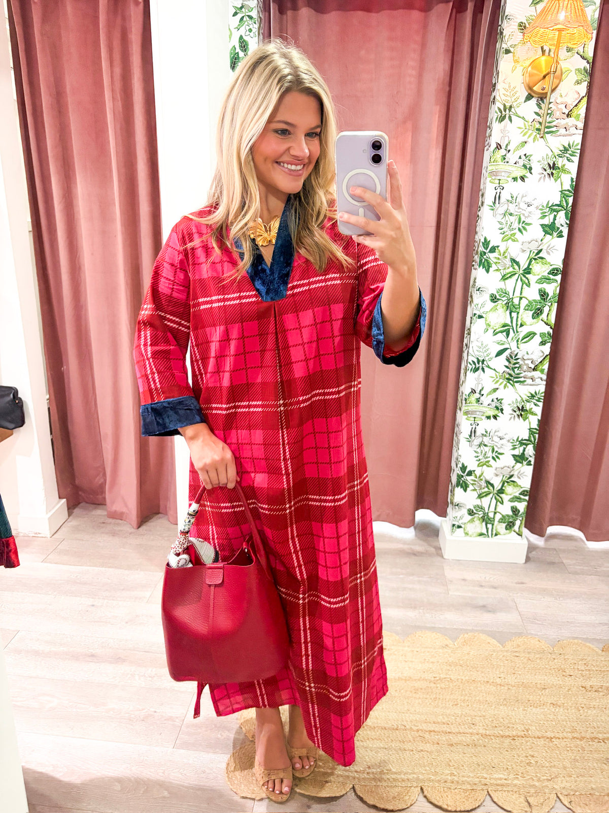 Cardinal Holiday Maxi Dress