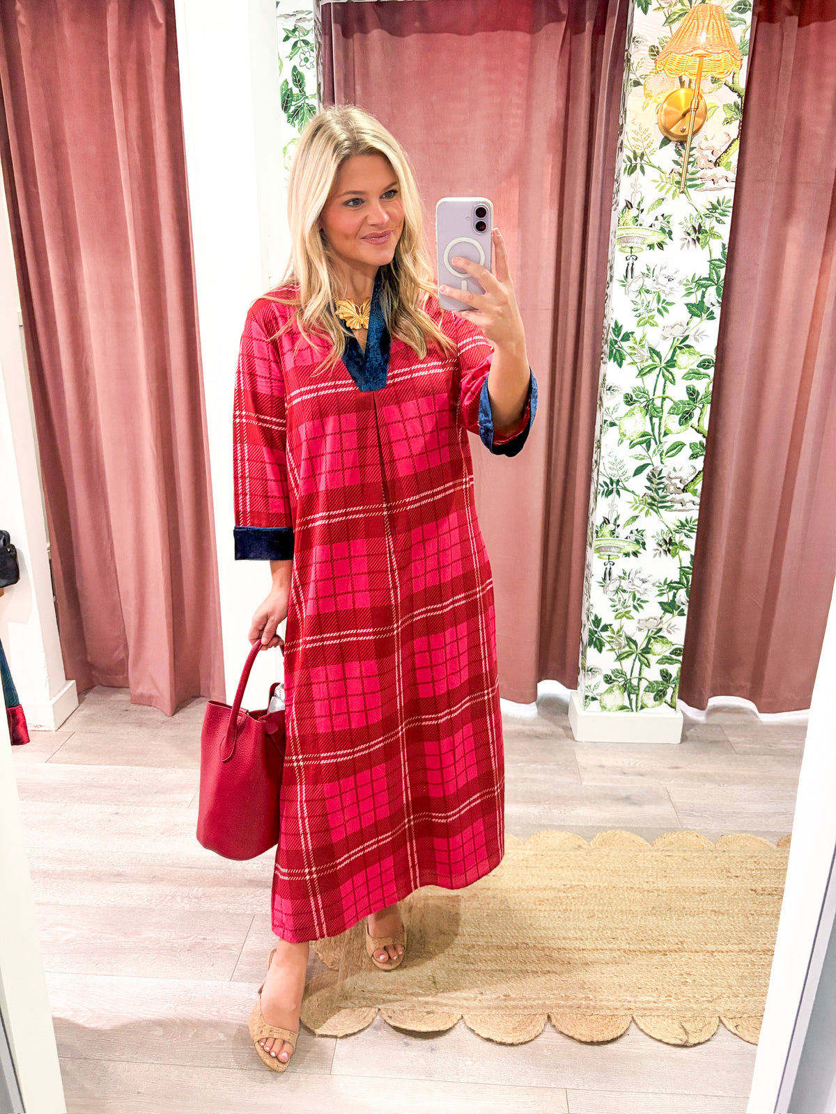 Cardinal Holiday Maxi Dress