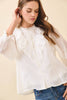 Airy Moments Eyelet Top