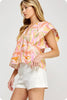 Tropical Day Poplin Top