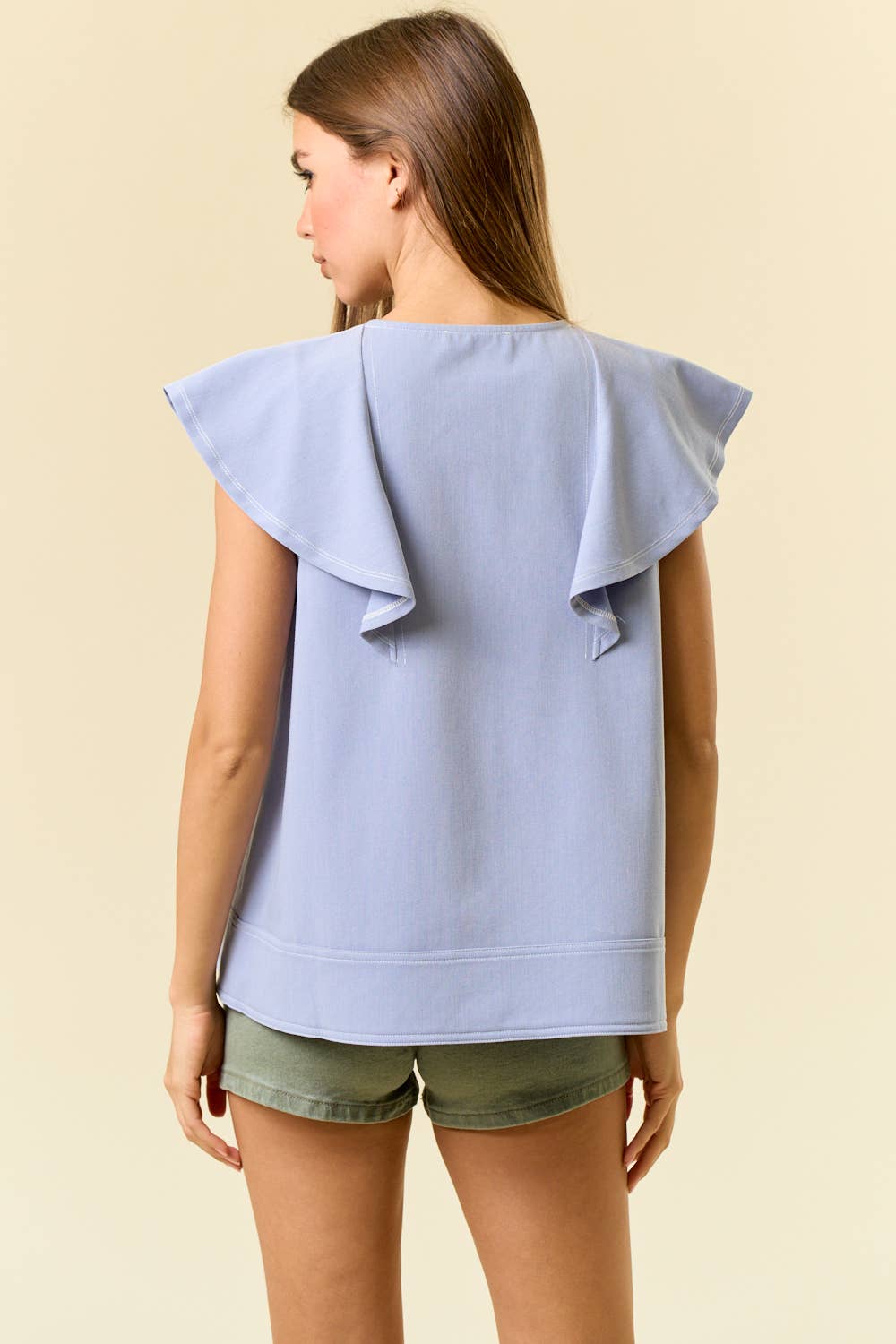 Sweet Talk Top-Powder Blue