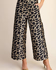 Giuliana Jacquard High Waist Pants