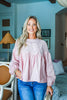 Orchard Picnic Lace Top-Mauve