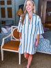 Jules Stripe Shirt Dress