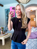 Skyline Chic Pleated Top