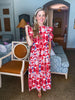 Villa Charm Floral Midi Dress