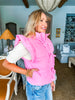 Snow Sweet Puffer Vest- Light Pink