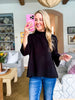 Sweet and Soft Pull Over Sweater-Black
