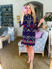 Deco Darling Embroidered Mini Dress