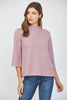 Sweet and Soft Pull Over Sweater-Dusty Mauve