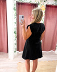 Timeless Era Mini Dress-Black