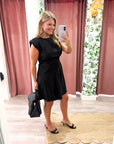 Timeless Era Mini Dress-Black