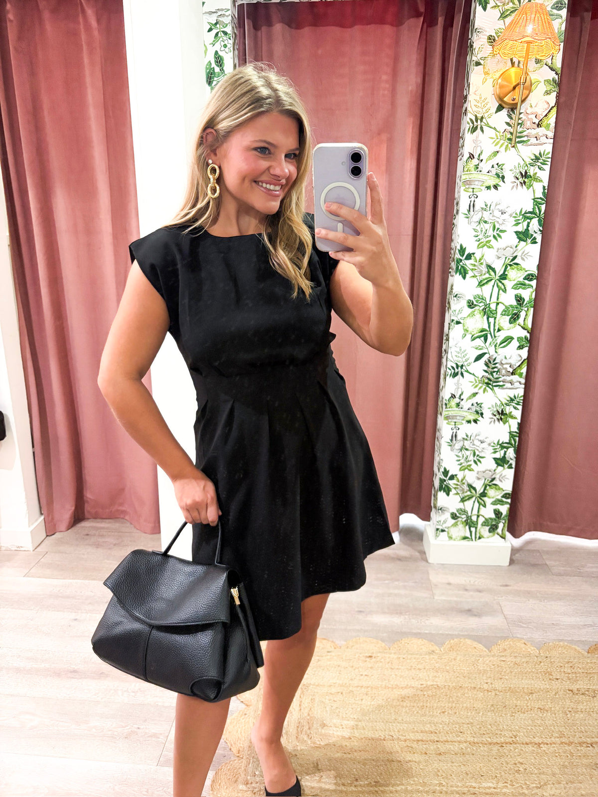 Timeless Era Mini Dress-Black